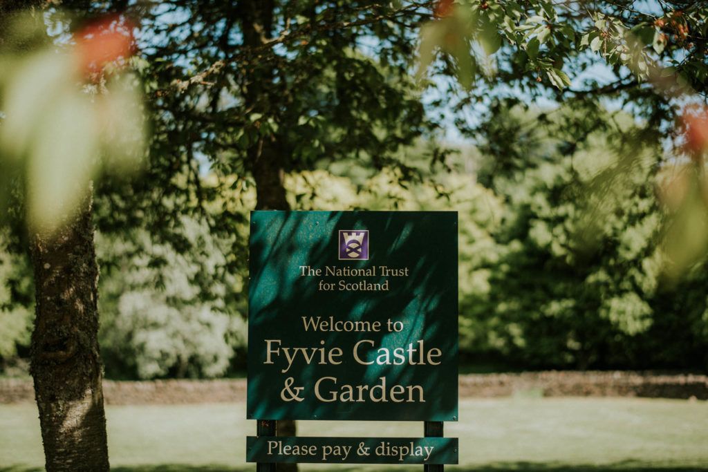 Fyvie Castle wedding photographer